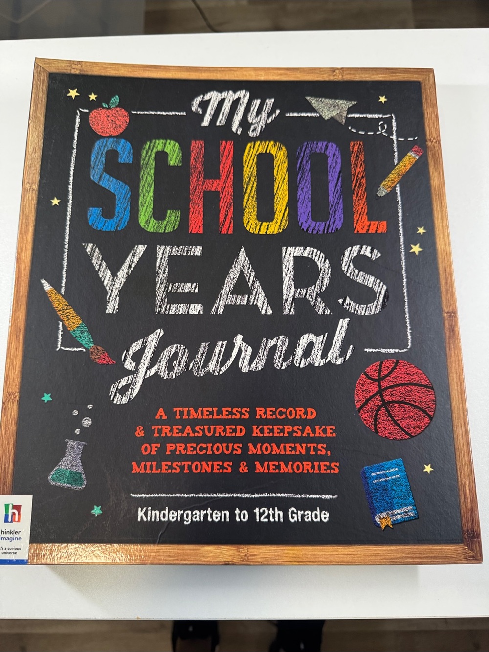 My School Years Journal - Colorful Chalkboard Cover